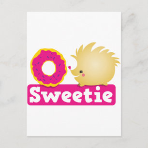 Carte Postale sweetie HEDGEHOG