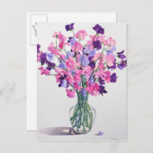 Carte Postale Sweetpeas 2007 (Devant / Derrière)