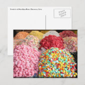 Carte Postale Sweets en Bazar - Damas, Syrie (Devant / Derrière)