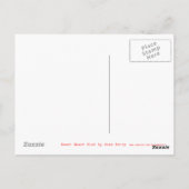 Carte postale Swet Heart Rose 'Your Text' (Dos)