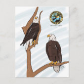 Carte postale SWFEC Eagle Couple (Devant)