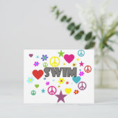 Carte Postale Swim Mixed Graphics (Debout devant)