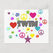 Carte Postale Swim Mixed Graphics (Devant)