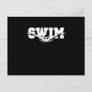 Carte Postale Swim Swimmers Compétitivité Natation Athlétisme Ca