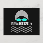 Carte Postale Swimming Funny (Devant)