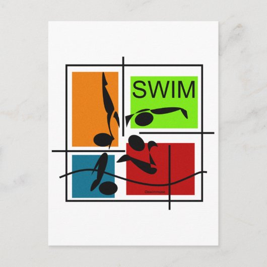 Carte Postale SwimQuartet (Devant)