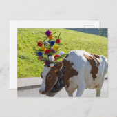 Carte postale Swiss Cow (Devant / Derrière)