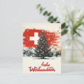Carte postale SWISS noël (Debout devant)
