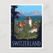 Carte Postale Switzerland Vintage Travel  (Devant)
