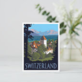 Carte Postale Switzerland Vintage Travel  (Debout devant)