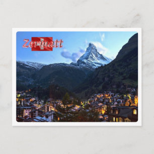 Carte Postale Switzerland - Zermatt -