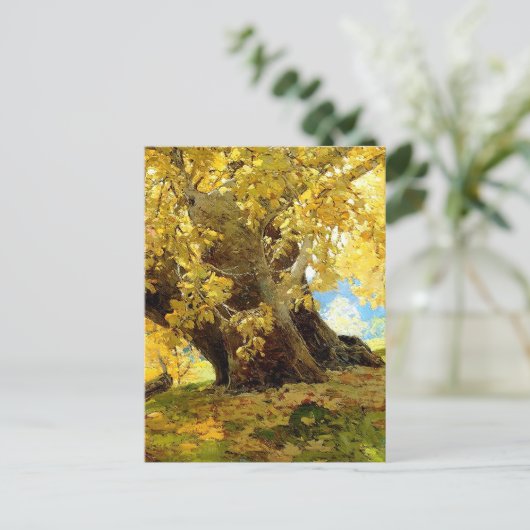 Carte Postale Sycamore en automne par Edgar Payne (Debout devant)
