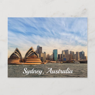 Carte Postale Sydney Australia Opera House Skyline