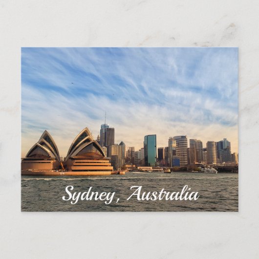 Carte Postale Sydney Australia Opera House Skyline (Devant)