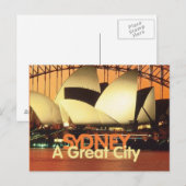 Carte Postale SYDNEY Australie (Devant / Derrière)