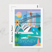 Carte postale Sydney, Australie (Devant / Derrière)