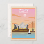 Carte postale Sydney Australie (Devant / Derrière)