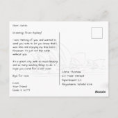 Carte Postale Sydney Australie avec Opera House de Water (Dos)