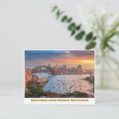 Carte Postale Sydney Australie avec Wide Harbour (Debout devant)