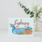 Carte Postale Sydney, Australie Célèbre Ville (Debout devant)