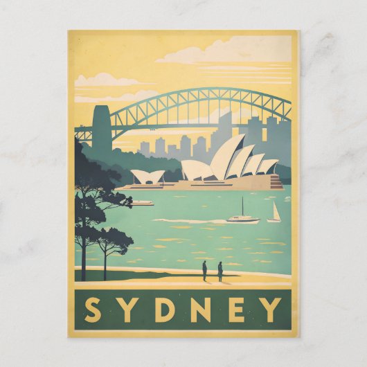 Carte Postale Sydney, Australie - Vues de monuments époustouflan (Devant)