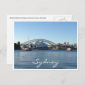 Carte Postale sydney blue (Devant / Derrière)