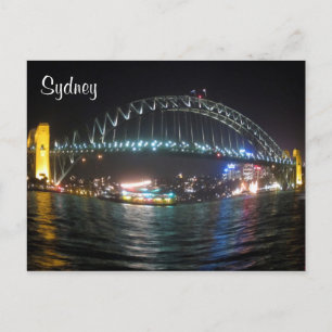 Carte Postale sydney bridge fisheye