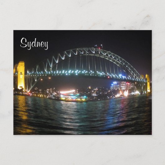 Carte Postale sydney bridge fisheye (Devant)