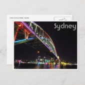 Carte Postale sydney bridge vivid (Devant / Derrière)