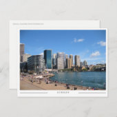 Carte Postale Sydney CBD Urban Skyline and Cityscape Australia (Devant / Derrière)