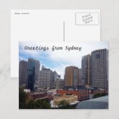 Carte Postale sydney city (Devant / Derrière)