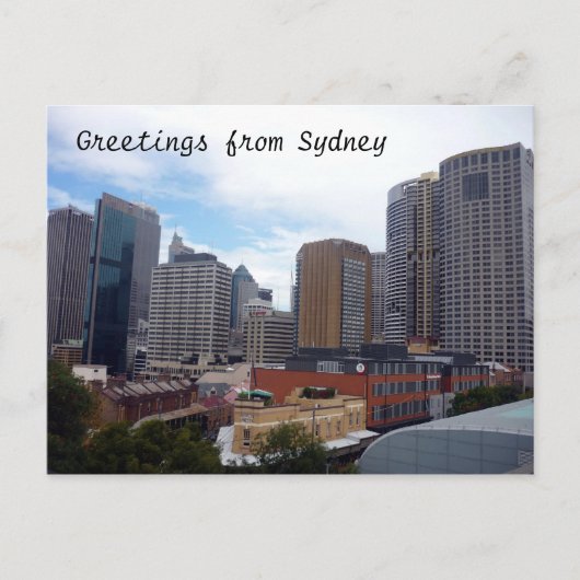 Carte Postale sydney city (Devant)