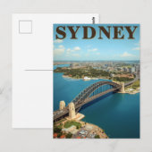 Carte Postale Sydney Harbour Bridge Australia (Devant / Derrière)