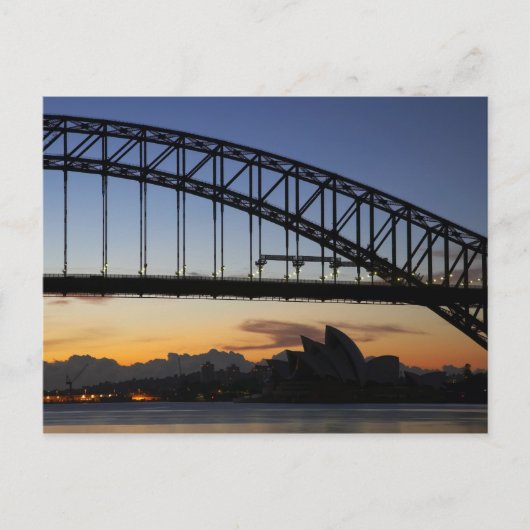Carte Postale Sydney Harbour Bridge et Sydney Opera House au 2 (Devant)