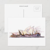 Carte Postale Sydney Harbour Bridge Opera House Australie (Devant / Derrière)