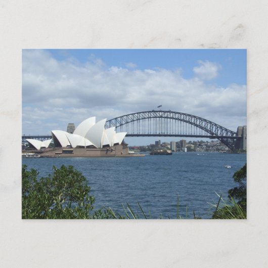 Carte postale Sydney Harbour Skyline (Devant)