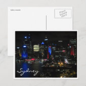 Carte Postale sydney night vivid (Devant / Derrière)