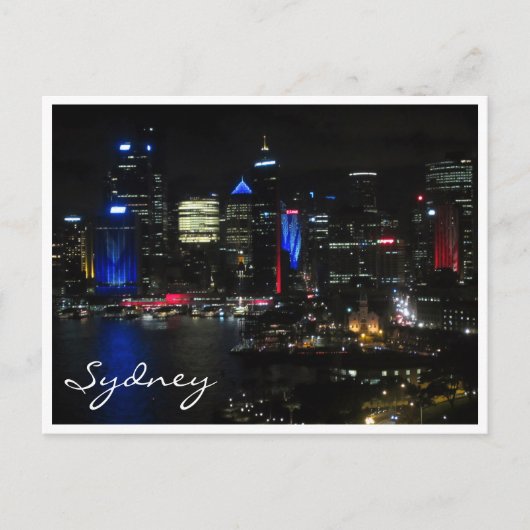 Carte Postale sydney night vivid (Devant)