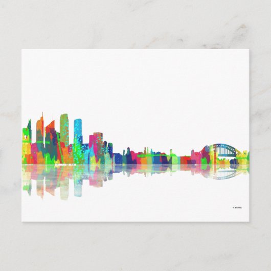 Carte Postale Sydney NSW Skyline (Devant)