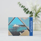 Carte Postale sydney opéra bleu (Debout devant)