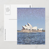 Carte Postale sydney opera glimmer (Devant / Derrière)