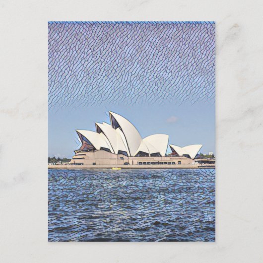 Carte Postale sydney opera glimmer (Devant)