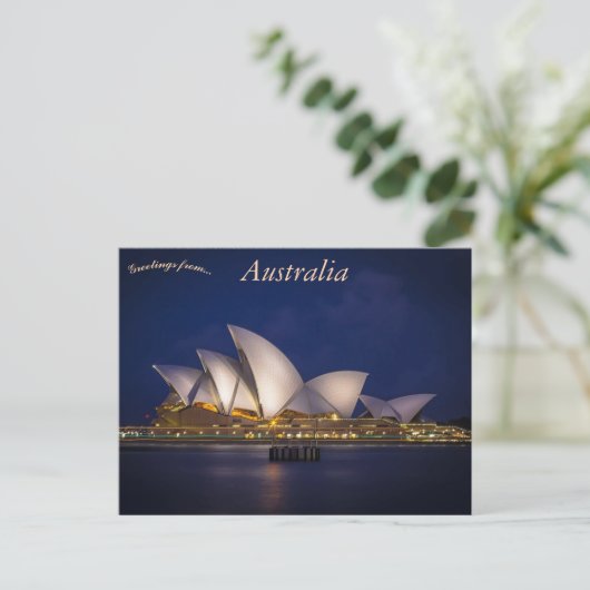 Carte Postale Sydney Opera House Australie (Debout devant)