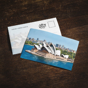 Carte postale Sydney Opera House Australie Waterco
