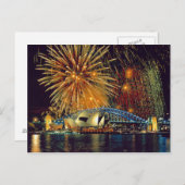 Carte postale Sydney Opera House (Fireworks), Sydn (Devant / Derrière)