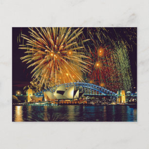 Carte postale Sydney Opera House (Fireworks), Sydn