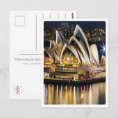 Carte Postale Sydney - OPÉRA HOUSE - vue (Devant / Derrière)