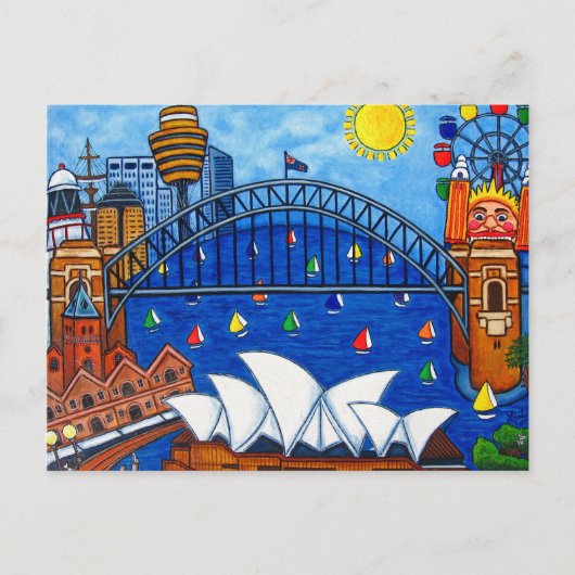 Carte postale Sydney Sensationnelle Par Lisa Loren (Devant)