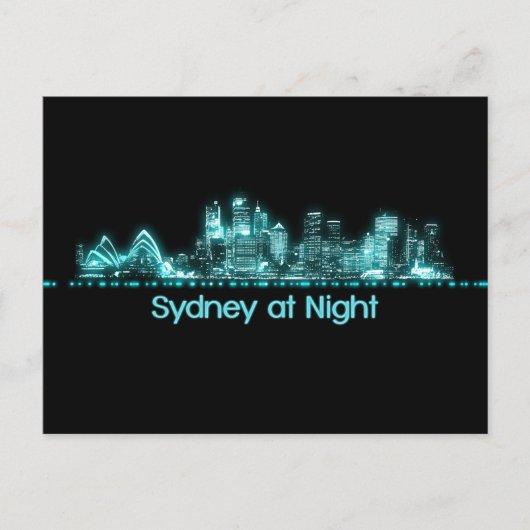 Carte Postale Sydney Skyline (Devant)