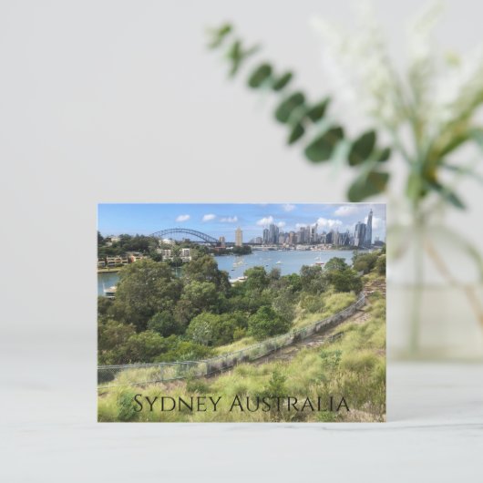 carte postale sydney skyline view (Debout devant)